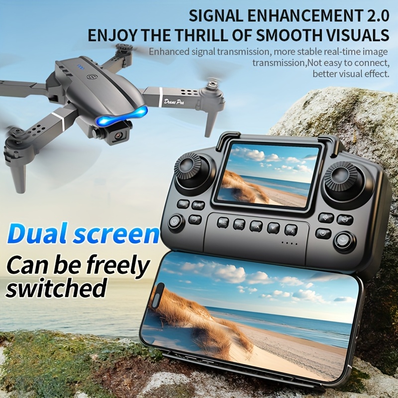 Ulepszony model E99 PRO MAX z  – Drone Controller Screen recenzja i cena