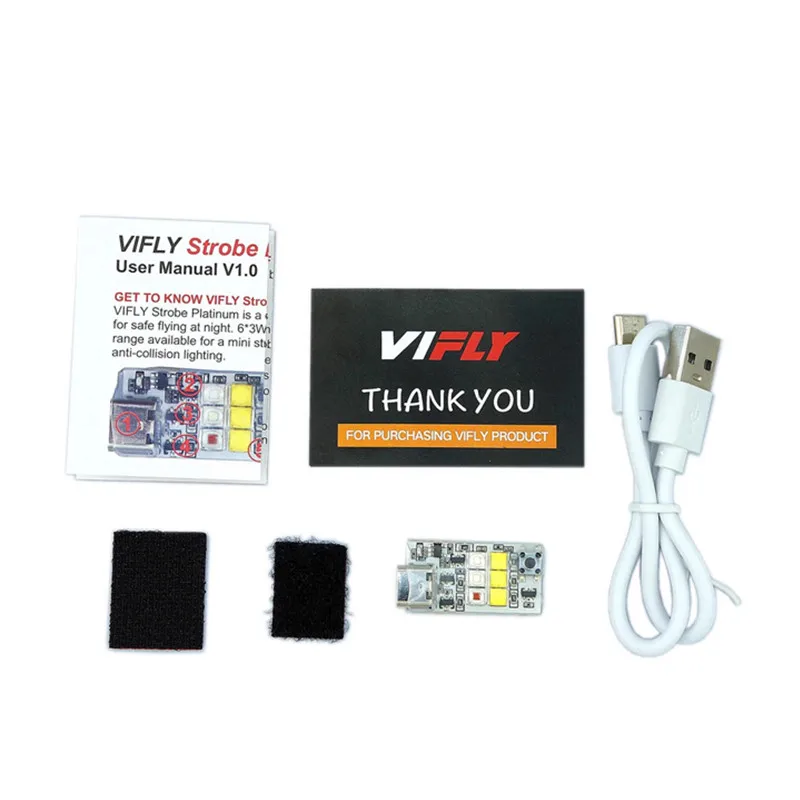 VIFLY Strobe Platinum – zestaw – Drone Strobe Light recenzja i cena
